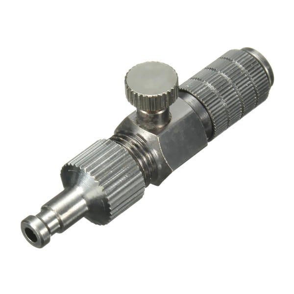 1/8 Inch Airbrush Air Hose Quick Release Adaptor With Micro Air Adjustment Connector