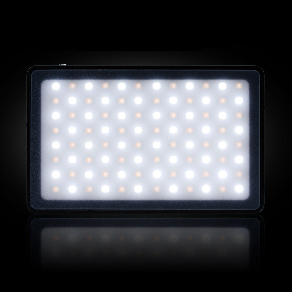 Rechargeable 96 LEDs 3500k-5700k Magnetic Video Light with Filter Display Screen