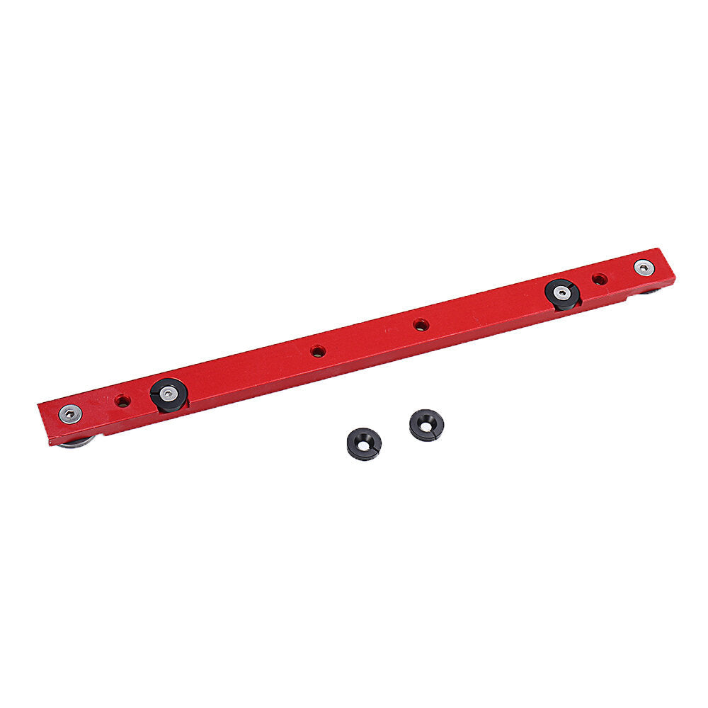 Red Aluminum Alloy Rail Miter Bar Sliding Table Saw Gauge Rod for T-slot Miter Track Jig Fixture Woodworking Tool