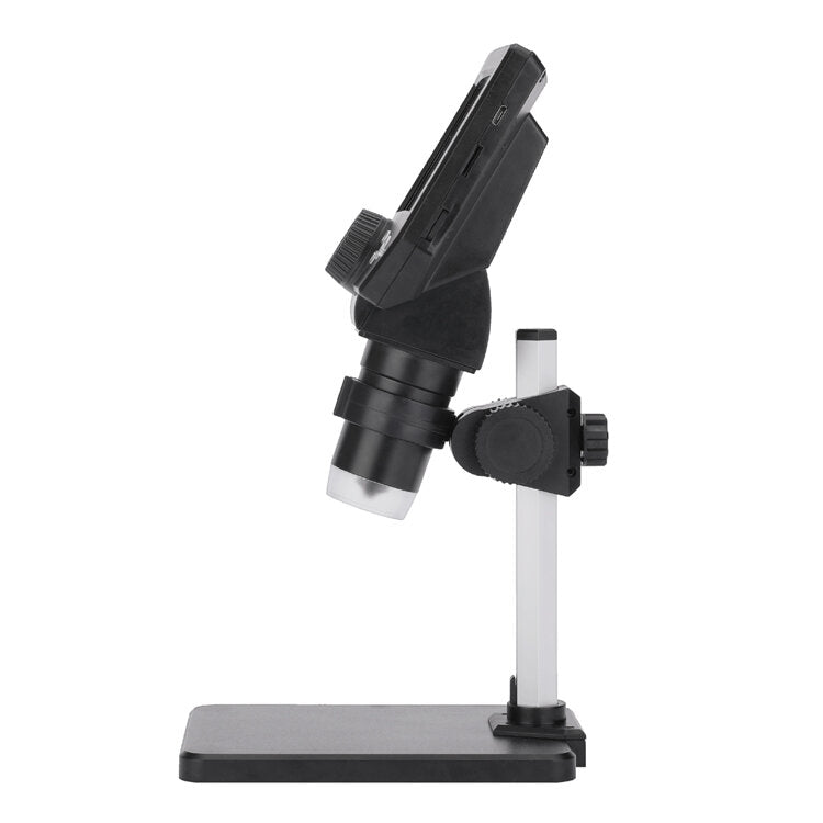 Portable Digital Microscope 4.3" Electronic HD Video Microscopes 1-1000X HD 8MP Borescope Magnifier Camera Mobile Phone Repair Microscope