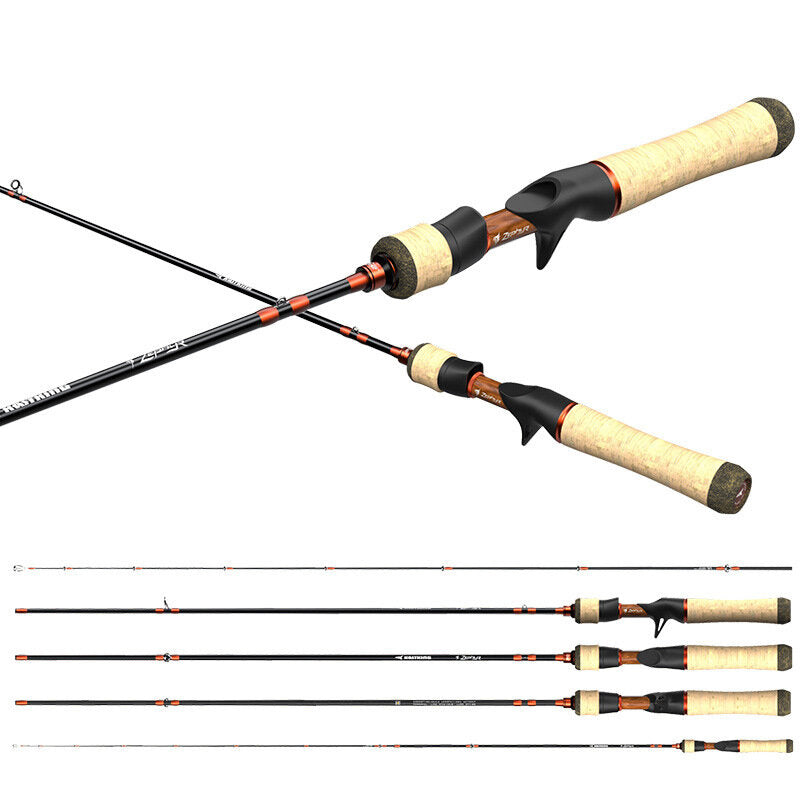 1.53/1.68/1.8m Fishing Rods Spinning Casting Carbon Fiber Retractable Fishing Pole Fishing Tackle