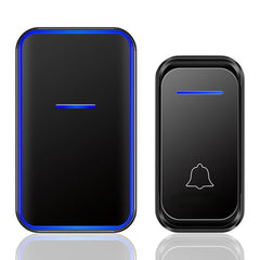 1 Receiver 1 Transmitter EU Plug 300M Remote Home Waterproof LED Indicator Wireless Smart Digital AC Electronic Doorbell