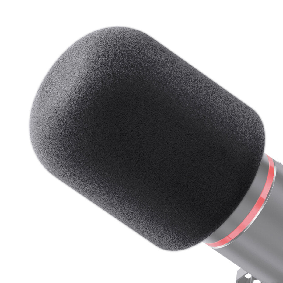 USB Condenser Recording Microphone with Tripod Cardioid Studio Vocals Voice Mic for PC Laptop Live Broadcast Streaming