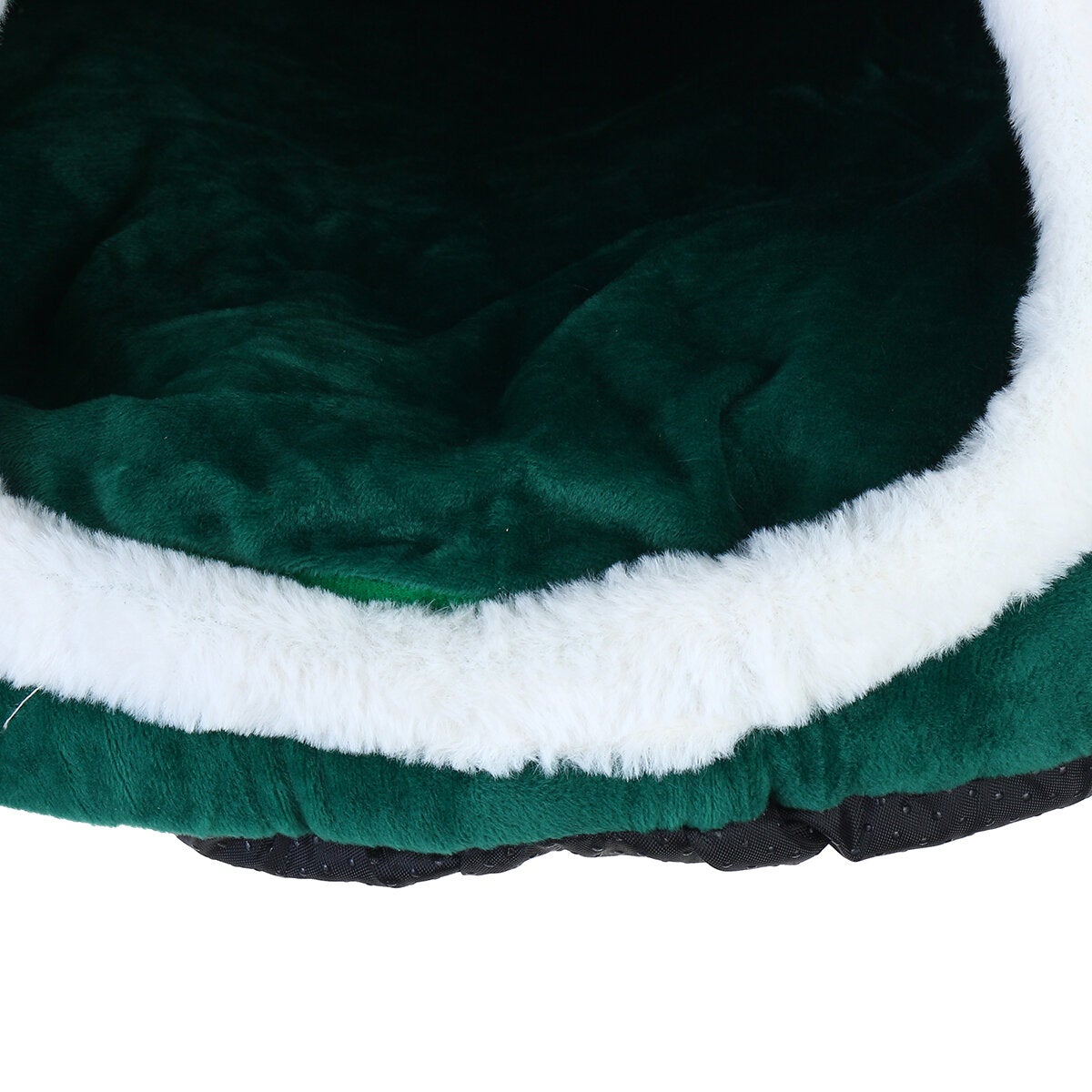 Cat Pet Dog Christmas Tree Shape Velvet Warm House Cave Beds Indoor Cats Cozy Wool Igloo Pet House