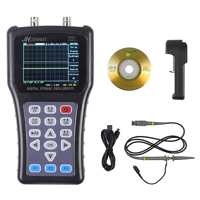 50M 200MSa/S Portable Digital Storage HandHeld Oscilloscope with Signal Generator
