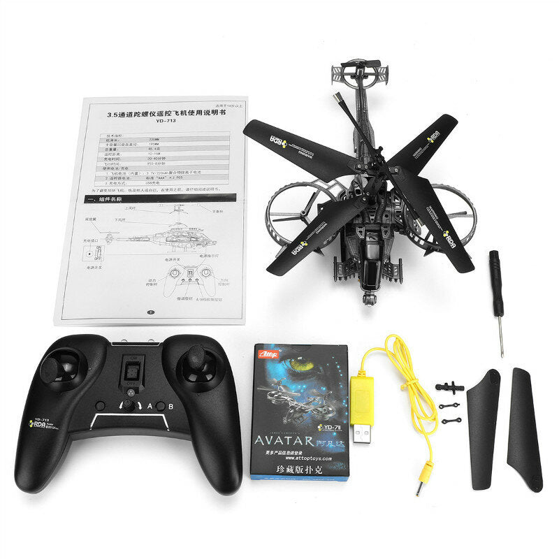 IR Control 3.5 Channels Infrared RC Helicopter Flying Toy