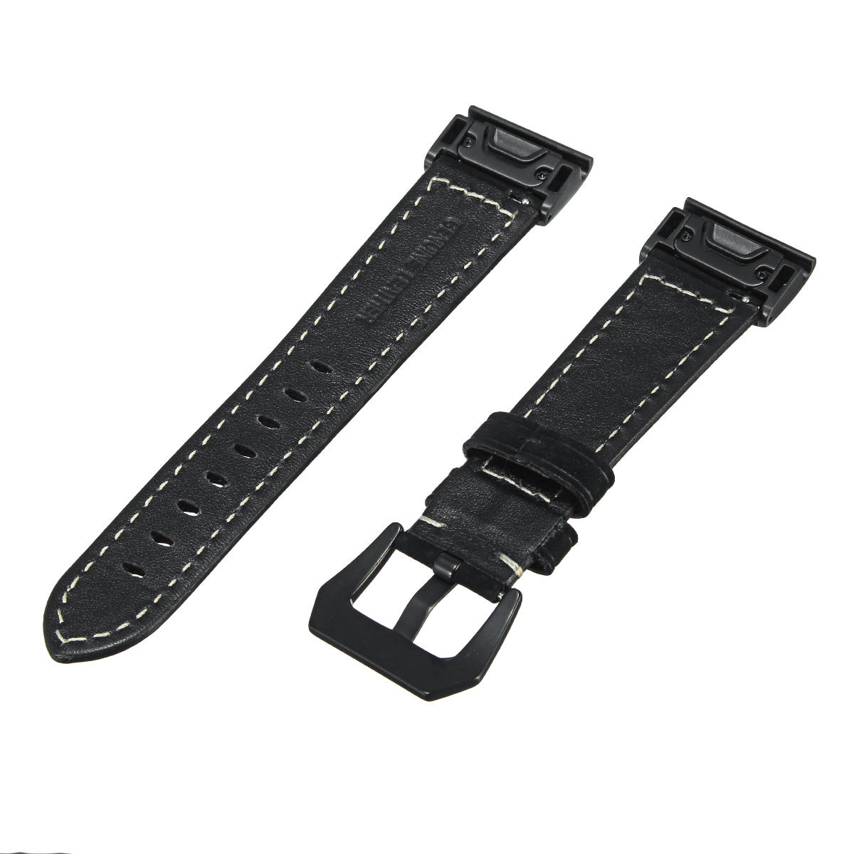 Genuine Leather 225mm Smart Watch Strap Band Accessorries For Garmin Fenix 5x