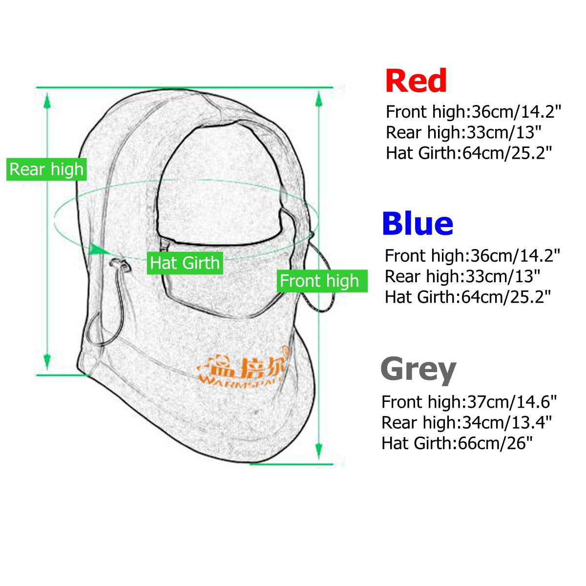 Electric Heater Hat Face Mask Rechargeable Motorcycle Outdoor Warm Heating