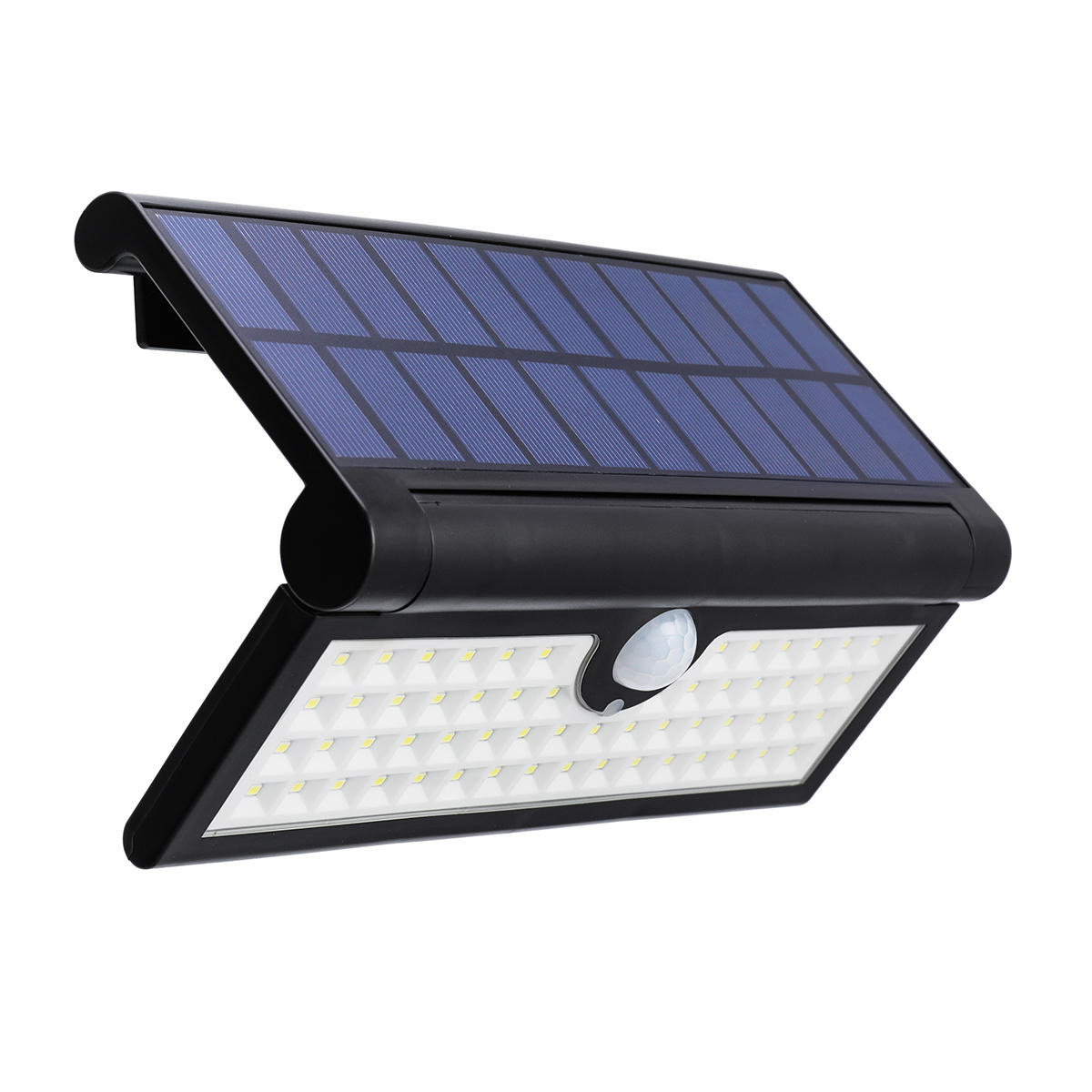 3W 58x LED Light Control & Human Induction Function Folding Solar Wall Work Light