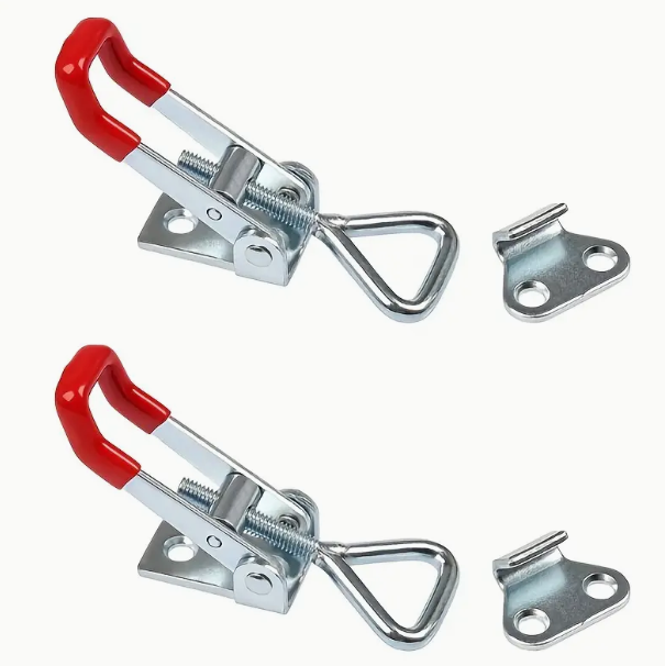 Industrial Toggle Latch Clamp with Quick Release - Metal Buckles for Iron Boxes