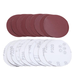 4 Inch Flocking Sandpaper Disc 40-2000 Grit Round Hook and Loop Polishing Sandpaper