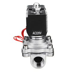 1/2" AC220V Normally Closed Stainless Steel Energy Saving Electric Solenoid Valve Direct Motion