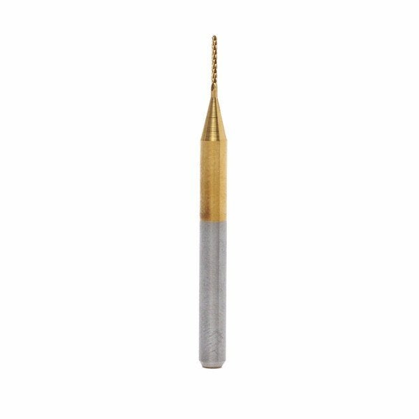 0.6mm Tungsten Steel Titanium Coat Carbide End Mill CNC PCB Rotary Burr Milling Cutter