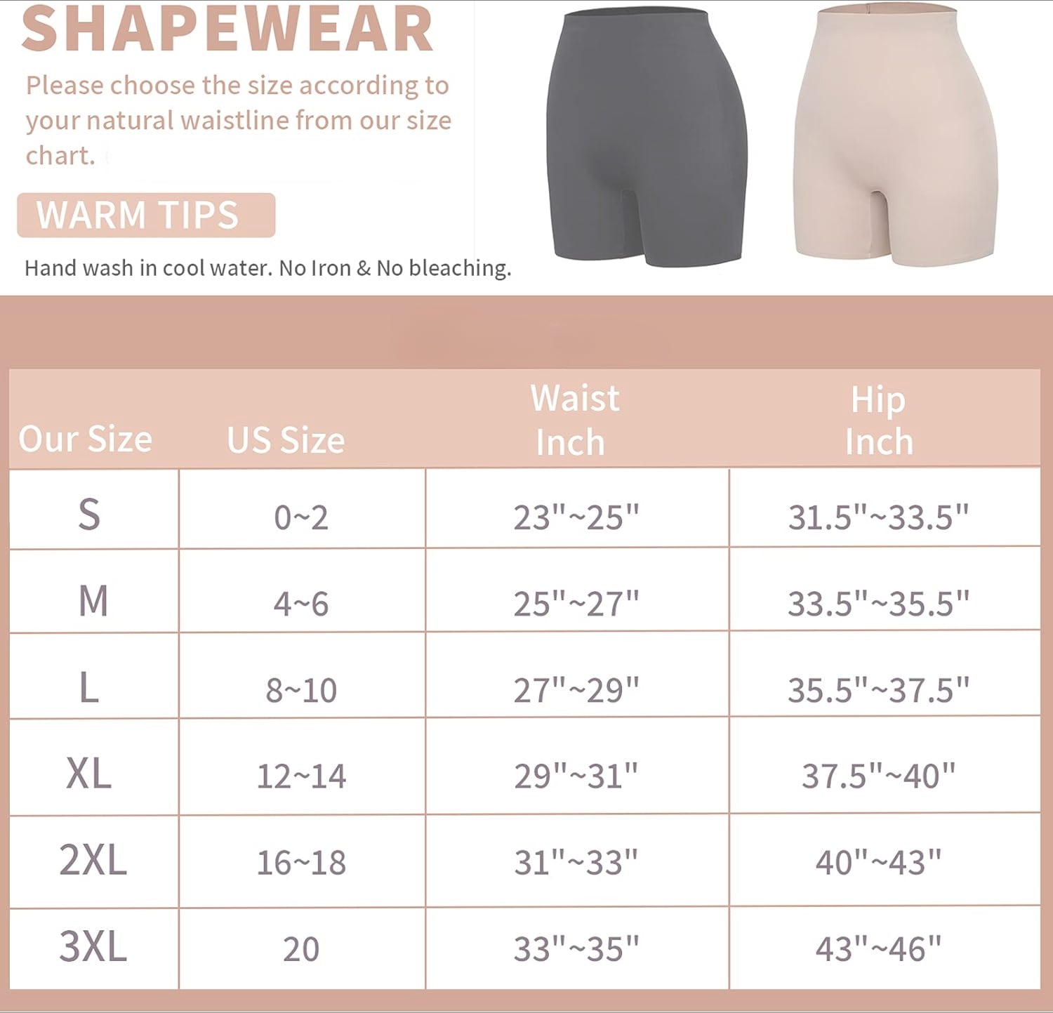 Seamless Shaping Boyshorts Panties for Women Slip Shorts Under Dress Shapewear Shorts Tummy Control Underwear