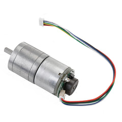 12V GM25-310 30/70/100/500rpm DC Encoder Gear Motor Metal Speed Reduction Motor with Cable