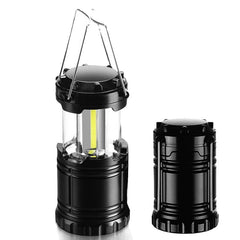 Mini 3*COB Tent Lamp LED Portable Lantern TelescopicTorch Camping Lamp Waterproof Emergency Light Powered By 3*AAA Working Light
