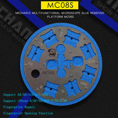 Stereo Microscope Base Fingerprint Repair Positioning Opening Tool for iphone 6/6s/6p/7/7p/8g/8P A8-A12