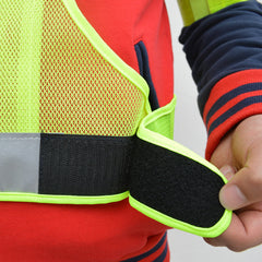 Running 360 Reflective Vest Kids Adjustable Waist Night Safety Vest with Reflective Bands for Electric Bike Scooter Motorcycle Cycling