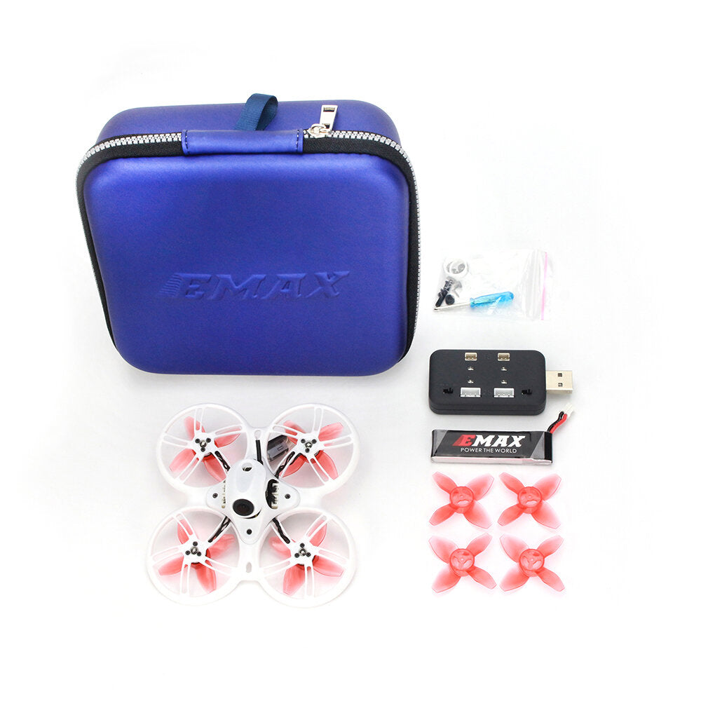 76mm 1S Whoop FPV Racing Drone BNF Frsky_D8 Runcam Nano4 Cam 25/100/200mw VTX 5A ESC