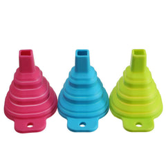 Silicone Collapsible Mini Filling Liquid Oil Water Funnel Kitchen Tools Filter