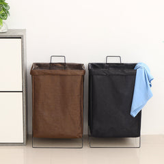 46L Cotton Linen Laundry Basket Large Capacity Non-toxic Washing Clothes Hamper Waterproof Clothes Bin