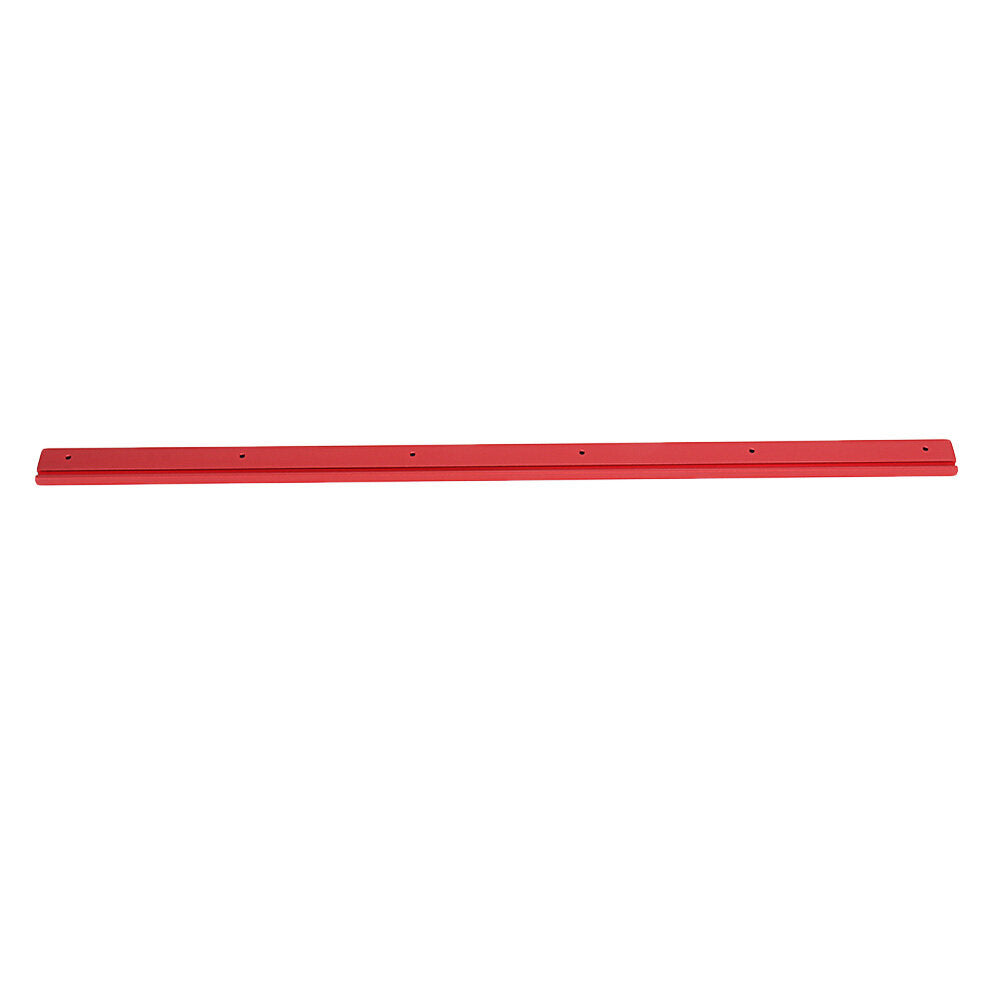 100-1220mm Red Aluminum Alloy 45 Type T-Track Woodworking T-slot Miter Track/Table Saw Router Miter Gauge