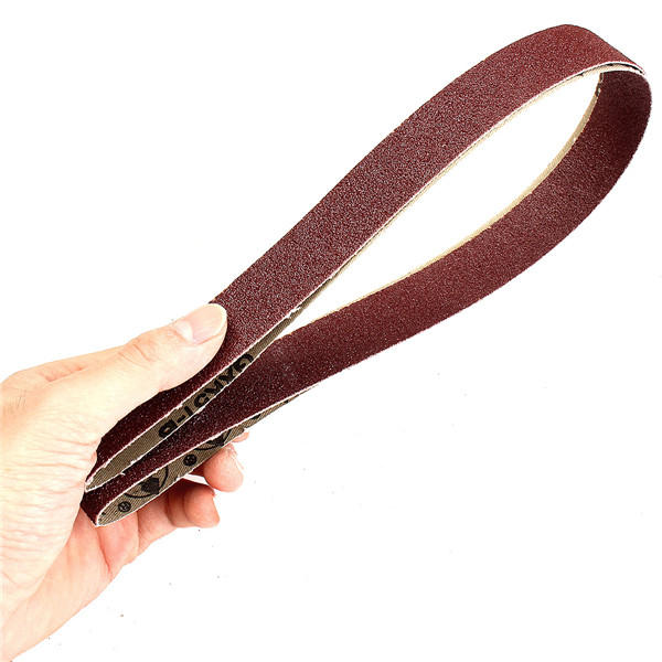 25x1067mm 80 Grit Sanding Belt Aluminum Oxide Grinding Polishing Sanding Belt