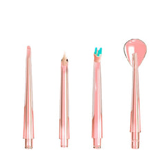 220ML Oral Irrigator USB Rechargeable Water Flosser Portable Dental Water Jet W/ 4pcs Nozzles