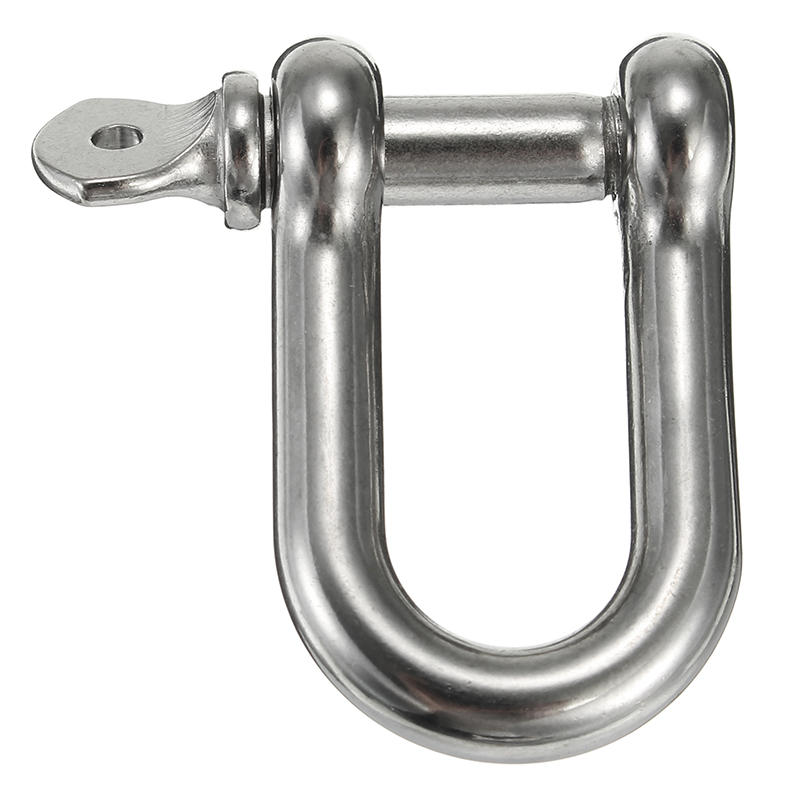 M4 M5 M6 D Shackle with Screw Pin 304 Stainless Steel U Shape Bracelet Shackle