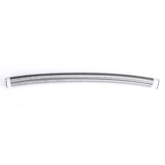 1FT AN4 AN6 AN8 AN10 Fuel Hose Oil Gas Hose Line Pipe Nylon Stainless Steel Braided Silver