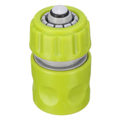 ABS Plastic Water Tap Hose Pipe Connector Quick Coupler with Stop Green