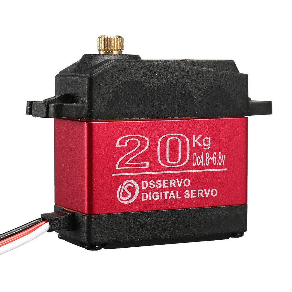 Waterproof 20KG High Speed Metal Gear 180/270 Digital Servo For 1/8 1/10 1/12 Scale RC Cars