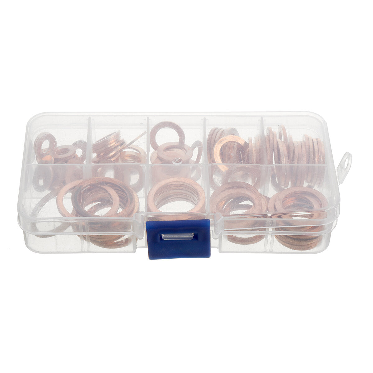 100Pcs Assorted Copper Sealing Solid Gasket Washer Sump Plug Oil For Boat Crush Flat Seal Ring Tool Hardware 1 order