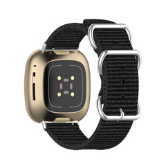 Colorful Sweatproof Canvas Watch Band Strap Replacement for Fitbit Versa3 / Sense