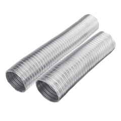 100mm Dia Flexible Aluminium Vent Hose Air Ventilation Exhaust Dust 1m/1.5m Long