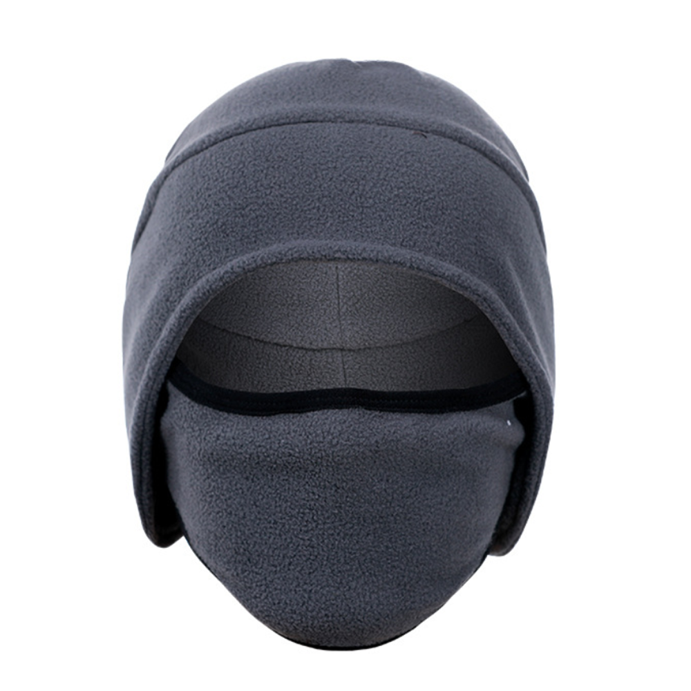 Motorcycle Full Face Mask Unisex Winter Ski Warm Mask Fleece Hat Ear Protection Riding Headgear