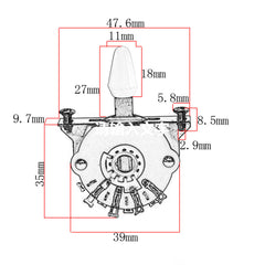 Guitar Pickup Switch 5 way including Screws Pickup Selector