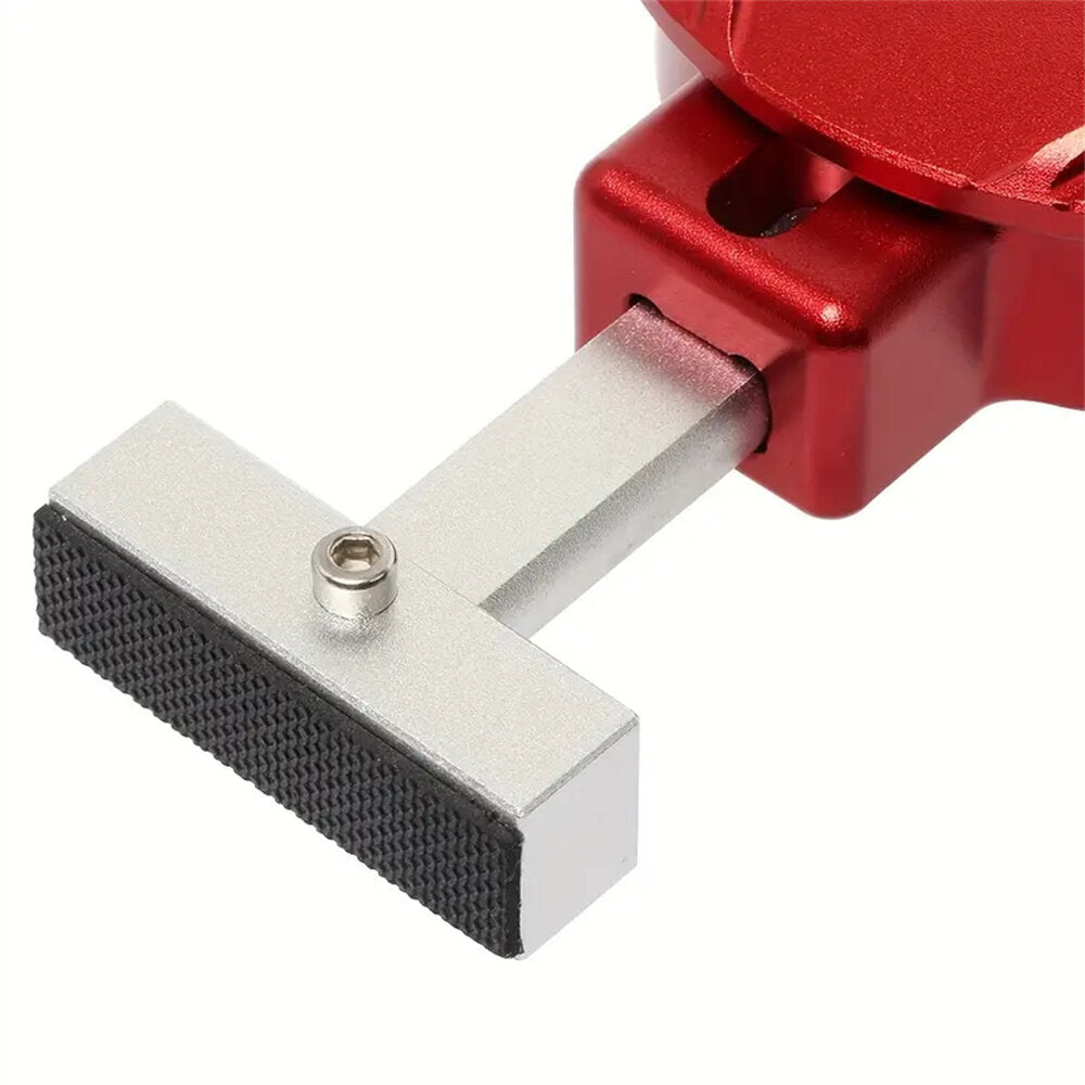 20mm Aluminum Woodworking Clamp - Fast Fixed Desktop Clip for 19mm Dog Hole Tables