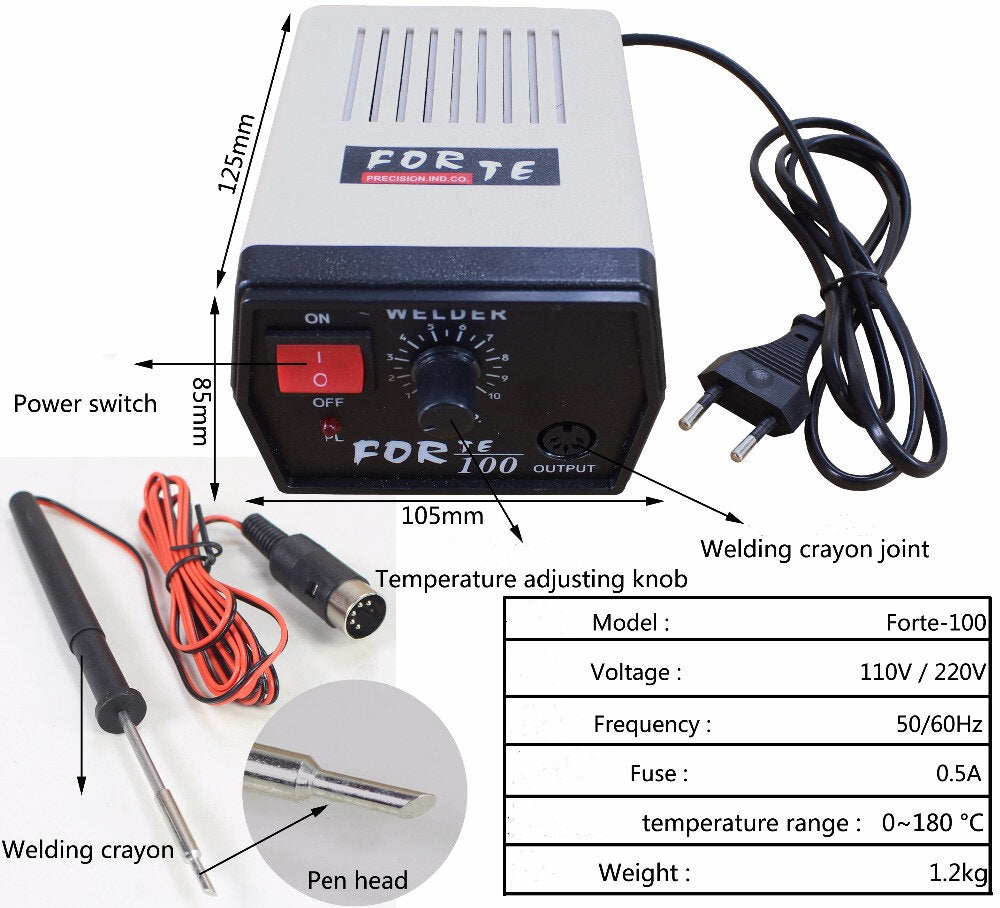 110V 220V Welding Wax Machine Welding Wax Ware Gold Silver and Copper Jewelry Casting Processing Equipment