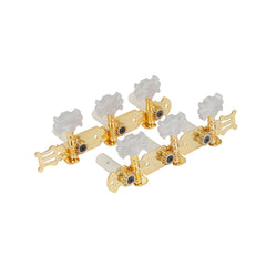 Classical Guitar Knob Gold Flower Head Plastic Column Guitar Tuning Pegs for Guitar Parts