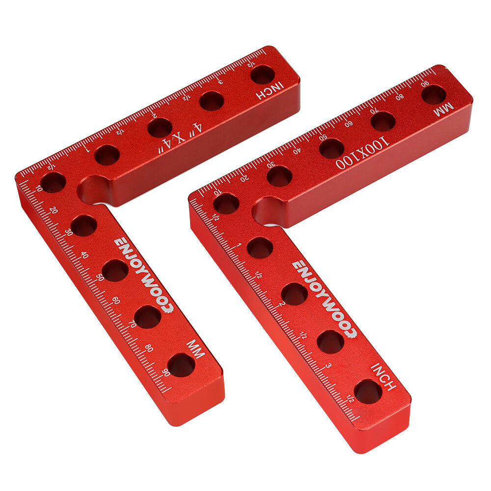 6PCS Right Angle Clamps - 90 Degree Woodworking Square Tool for Precision Splicing