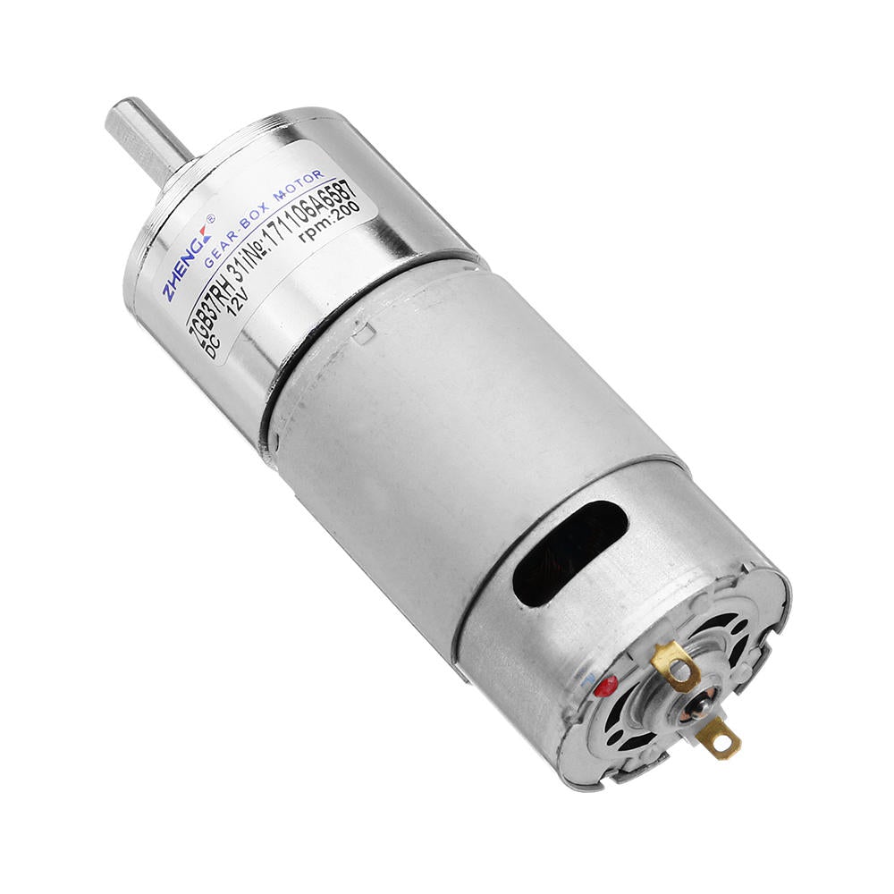 12V 200rpm Gear Motor Reduction DC