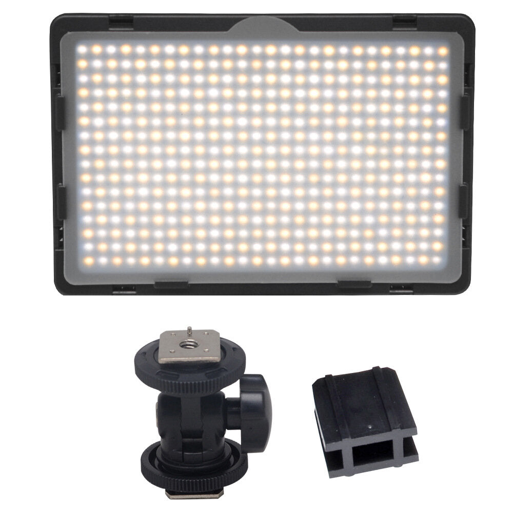 LED Video Light 3200K-5500K Photography Studio Video Dimmable Fill Light for DSLR Camera Mobile Phone Live Broadcast