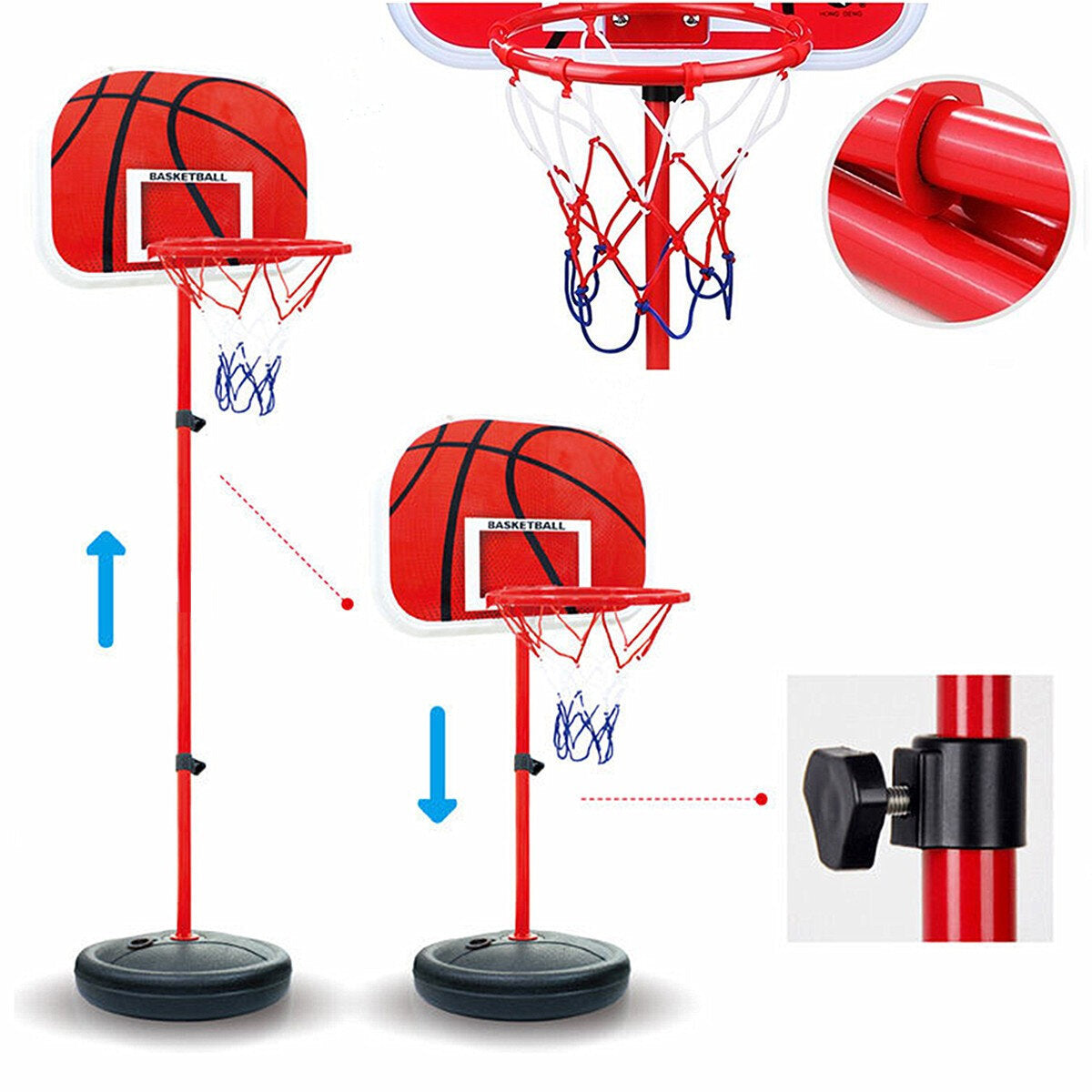 Children Basketball Shooting Frame Can Be Lifted Outdoor Indoor Sports Kids Basketball Frame Toys