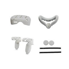 5 In1 Front Cover Eye Mask Pad For Oculus Quest 2 Touch Controller Silicone Grip Skin Thumb Button Knuckle Strap