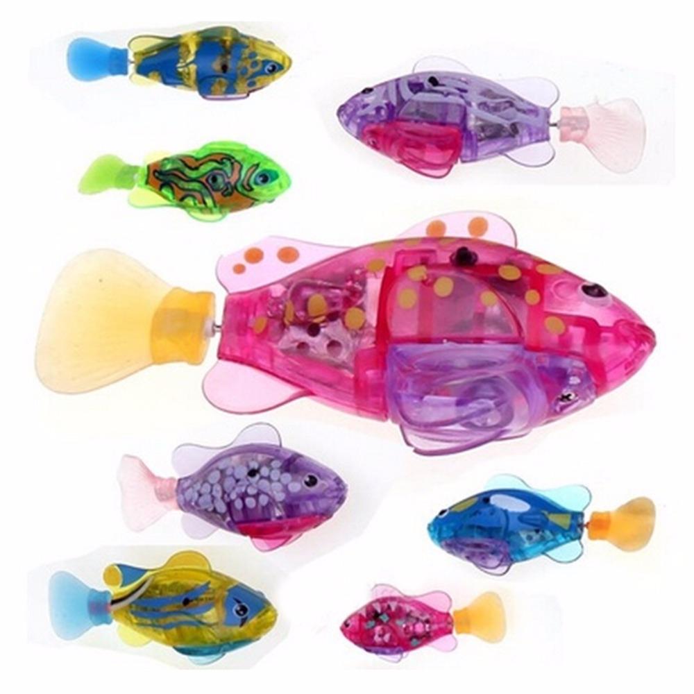 Fish Activated Battery Powered Robotic Pet Toys for Fishing Tank Decorating Fish