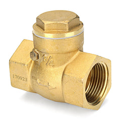 1/2" 2/3" 1" Brass Swing Check Valve Female NPT Threaded Durable Brass Construction Valves