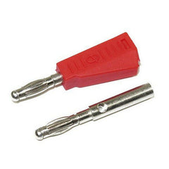 100Pcs Red 4mm Stackable Nickel Plated Speaker Multimeter Banana Plug Connector Test Probe Binding