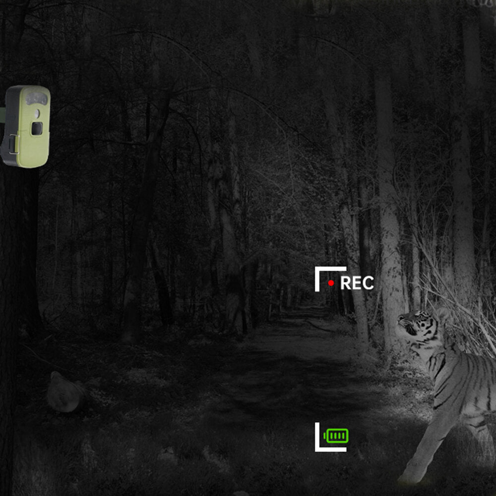 HD Trail Camera WIFI Night Vision Infrared PIR Induction Wildlife Camera Security Hunting Camera Built-in 6000mAh Lithium Battery