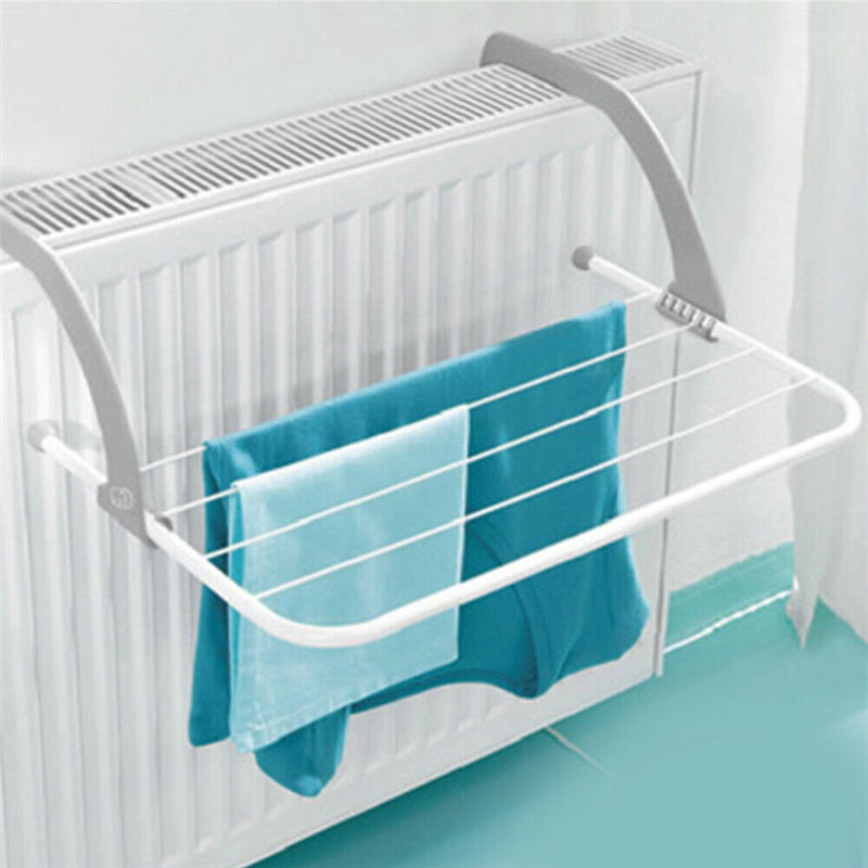 Folding Drying Rack Outdoor Portable Cloth Hanger Balcony Laundry Dryer Airer